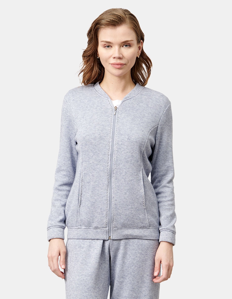 Sudadera con con bolsillos para mujer