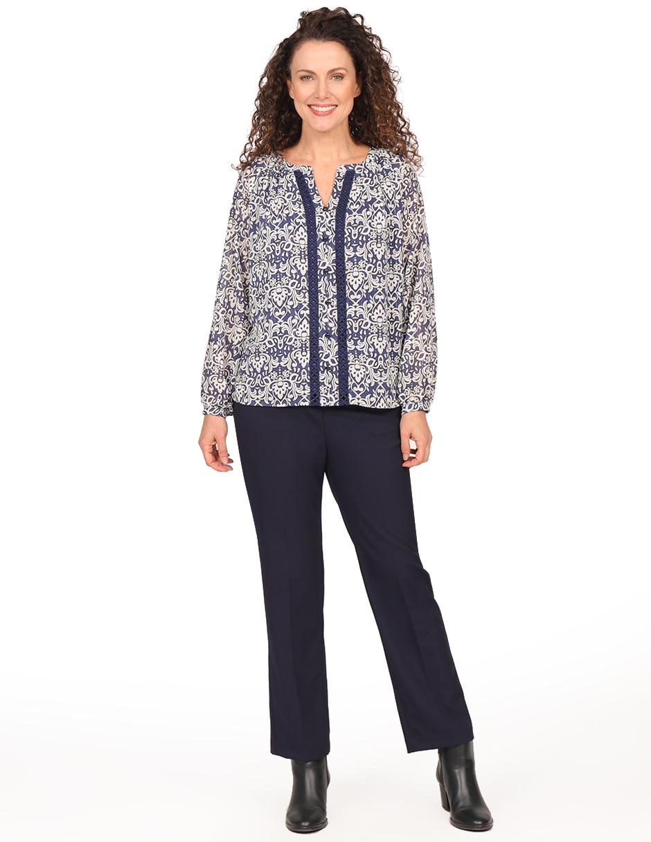 Blusa manga larga para mujer 2