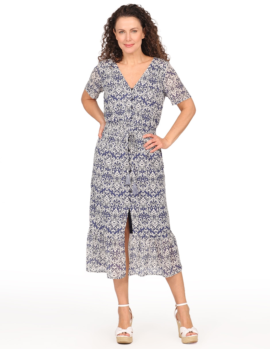 Vestido midi casual Bruno para mujer Vestido midi casual Bruno para mujer