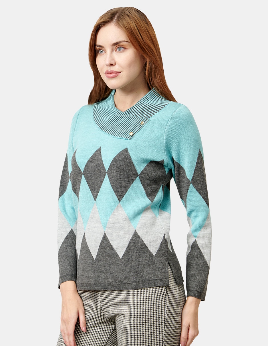 Blusa túnica manga larga para mujer 3