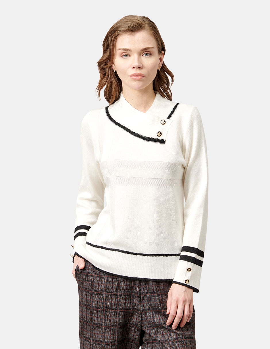 Blusa manga larga para mujer