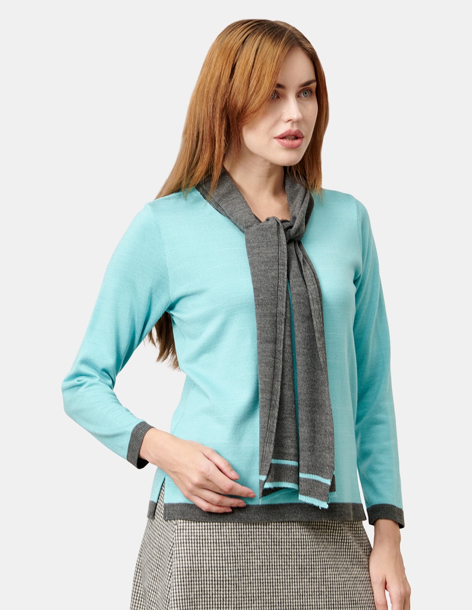Blusa túnica manga larga para mujer 3