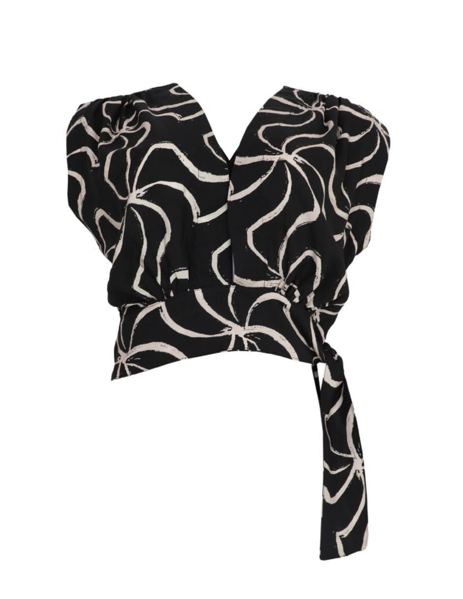 Blusa J& manga corta para mujer 2
