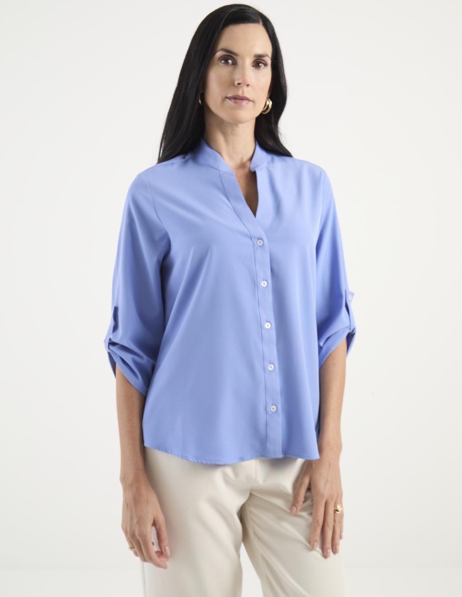 Blusa manga 3/4 para mujer 1