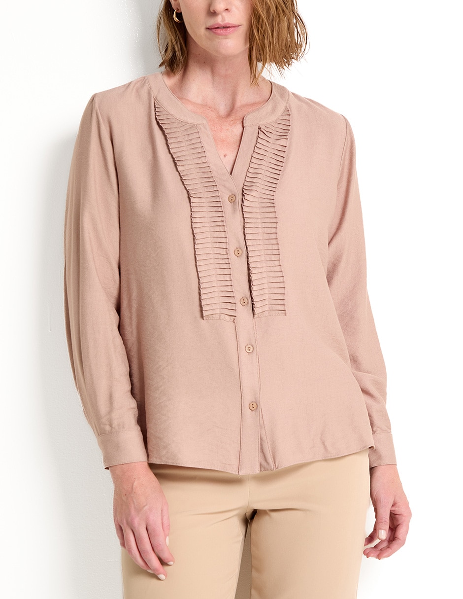 Blusa manga larga para mujer 4