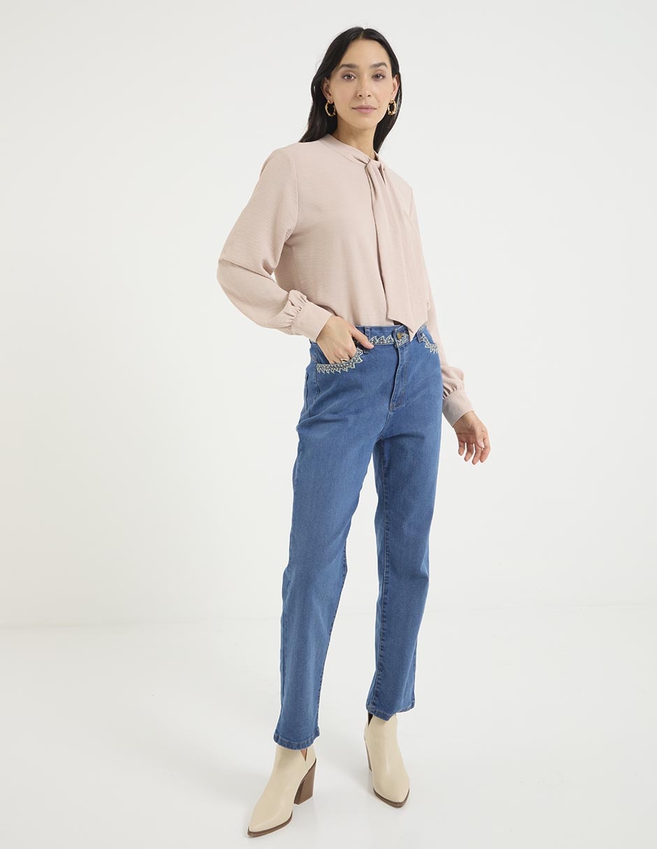Blusa manga larga para mujer 3