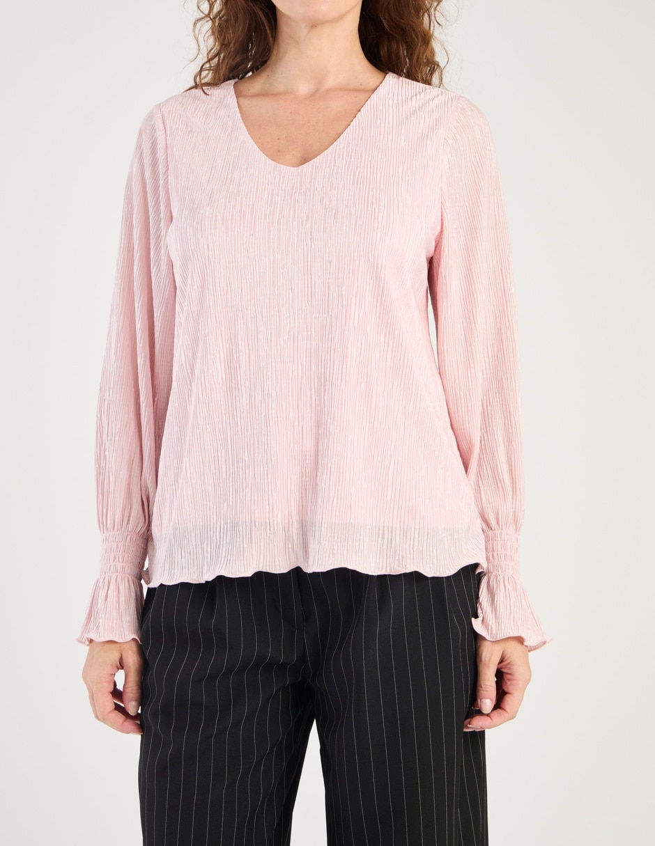 Blusa manga larga para mujer 5
