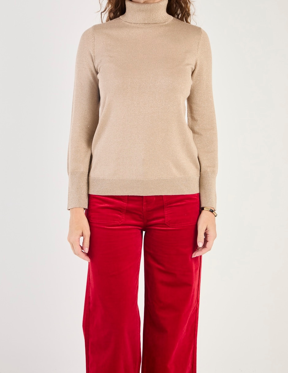 Suéter cuello tortuga para mujer 5