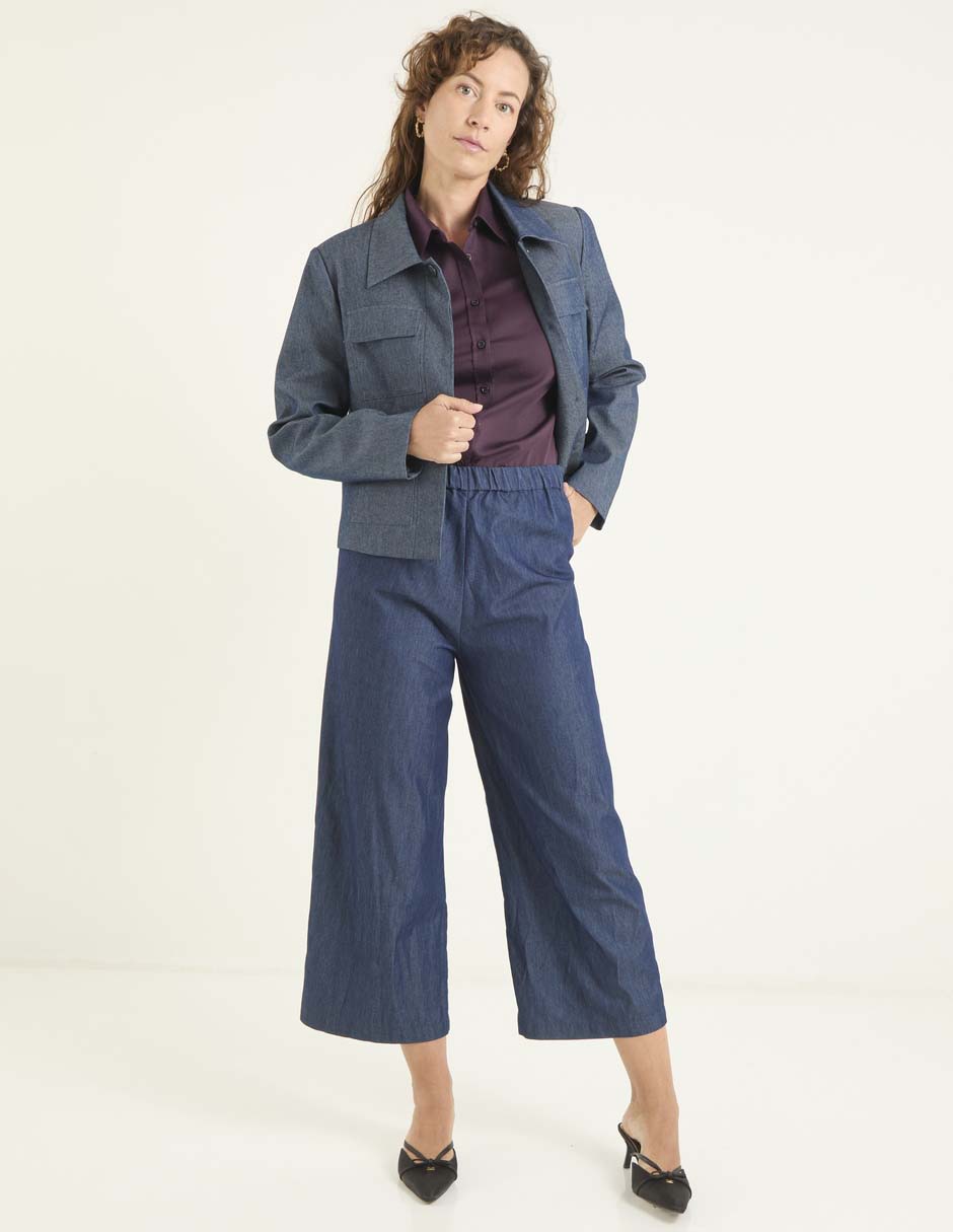 Blusa camisera manga larga para mujer 3