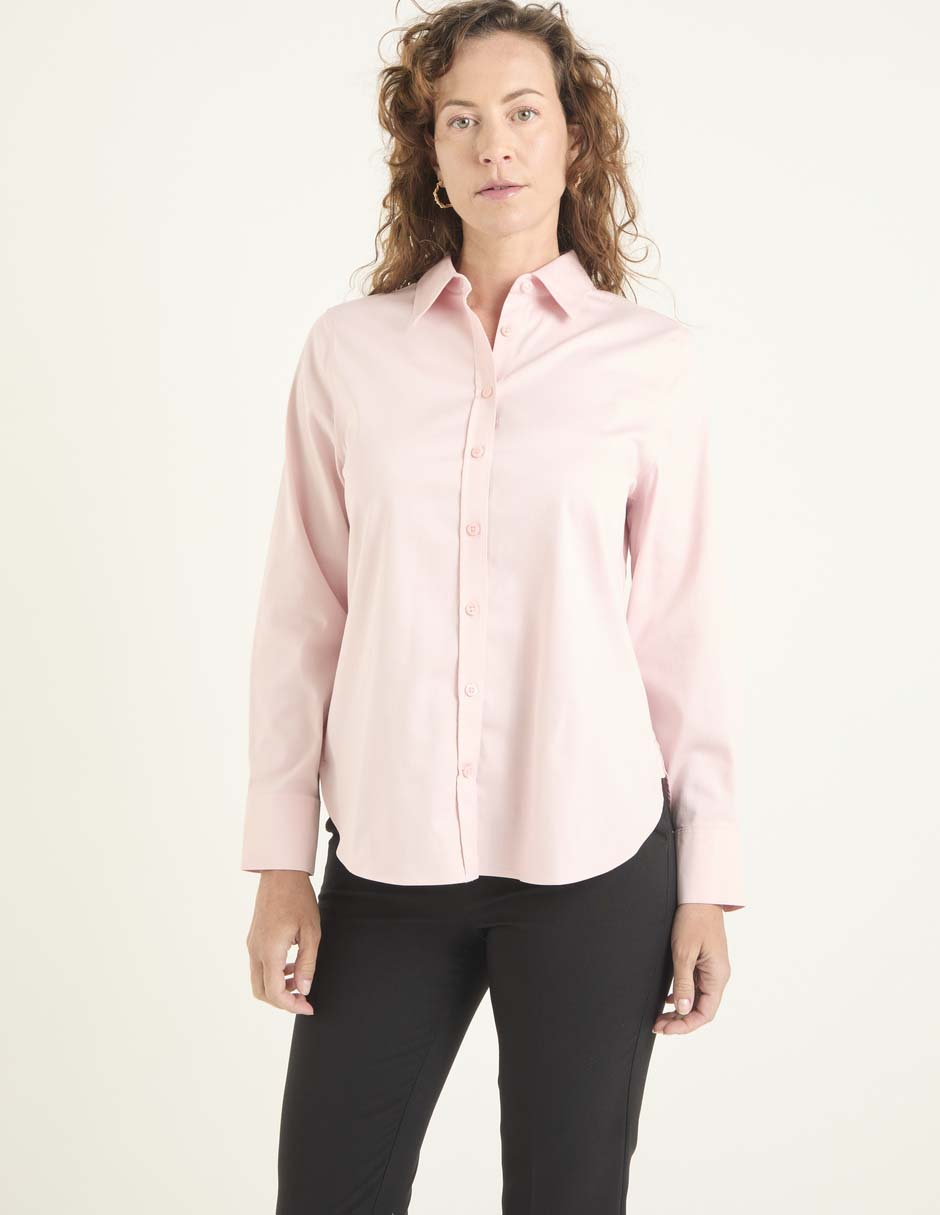 Blusa camisera manga larga para mujer Blusa camisera manga larga para mujer