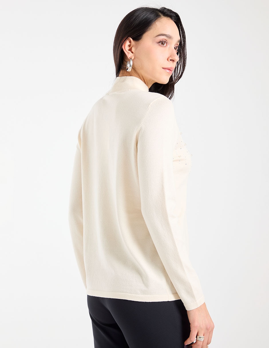 Suéter cuello alto para mujer 6