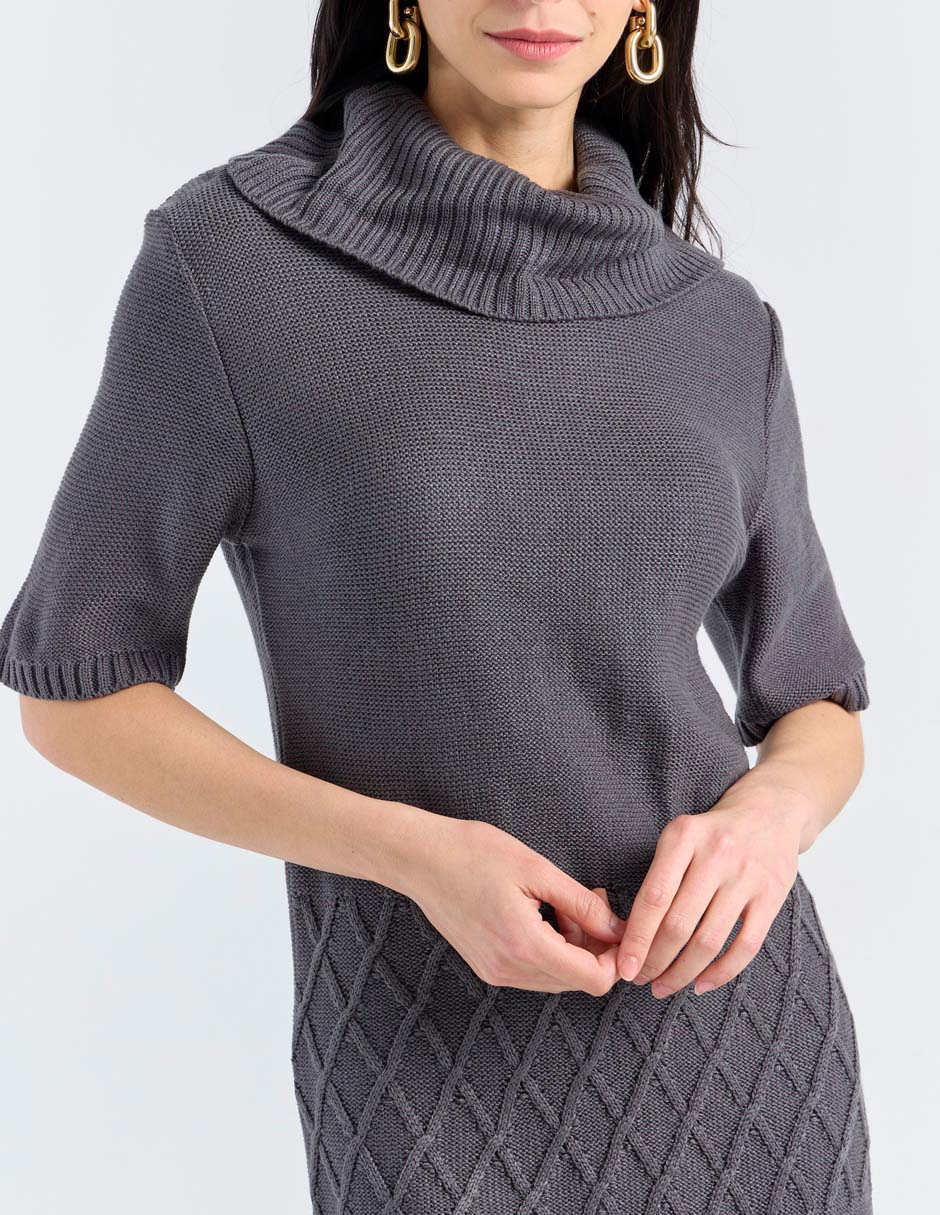 Vestido a la rodilla casual para mujer 4