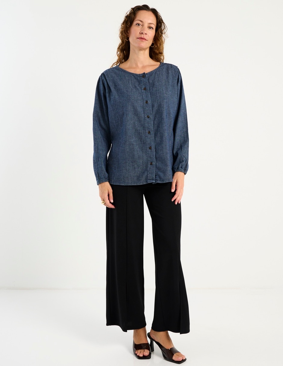 Blusa manga larga para mujer 3