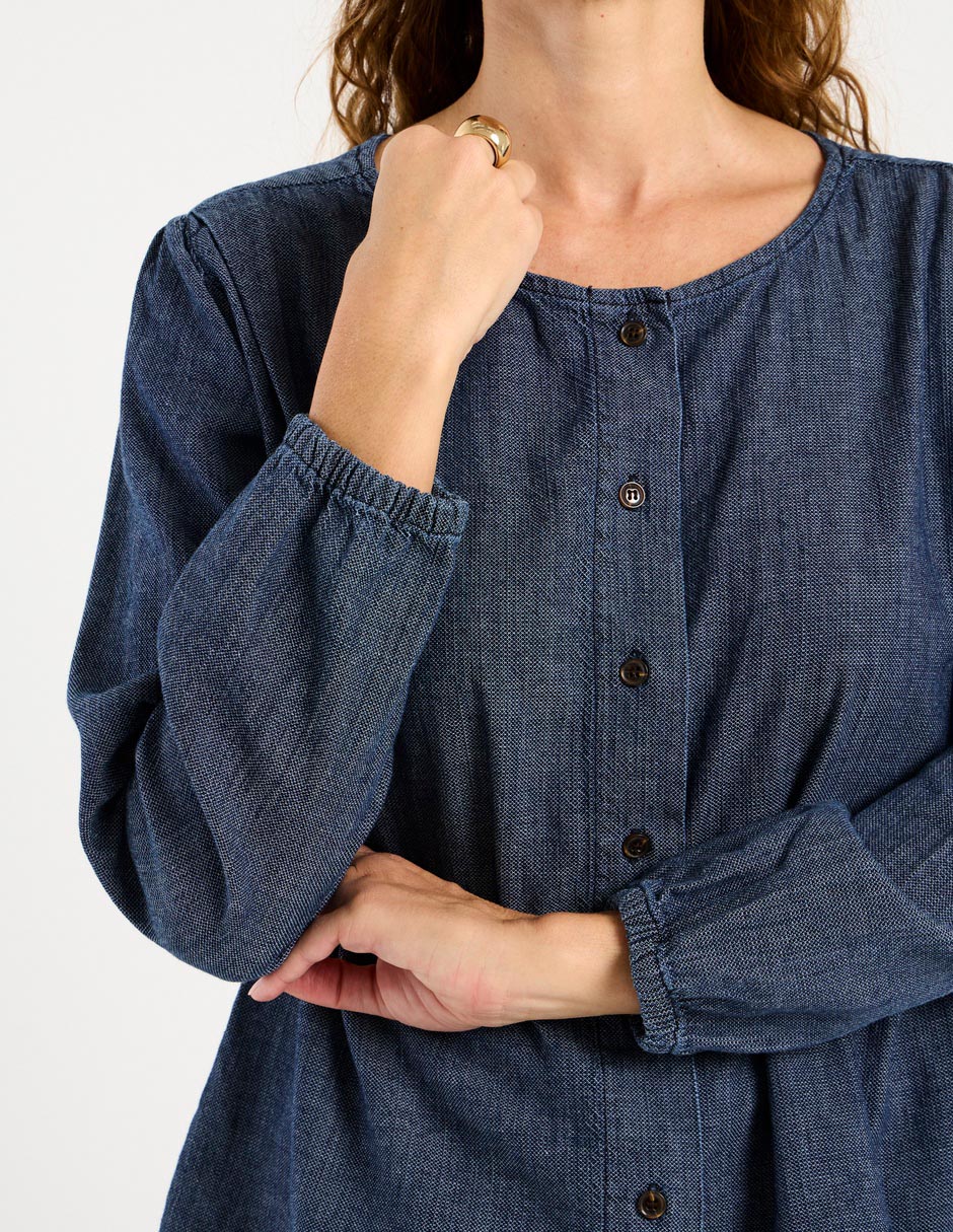 Blusa manga larga para mujer 4