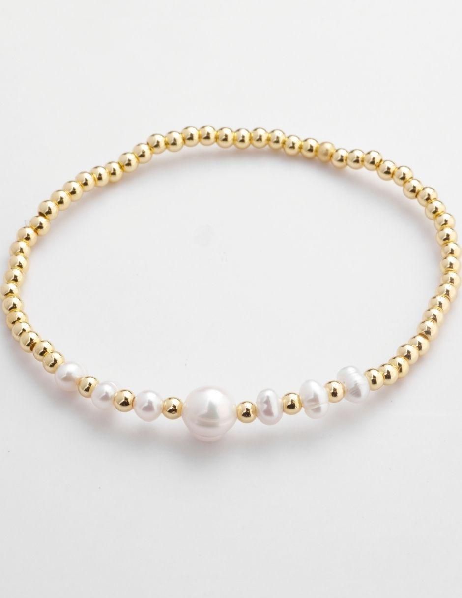 Pulsera Lumira con acabado baño de oro 18 k 2