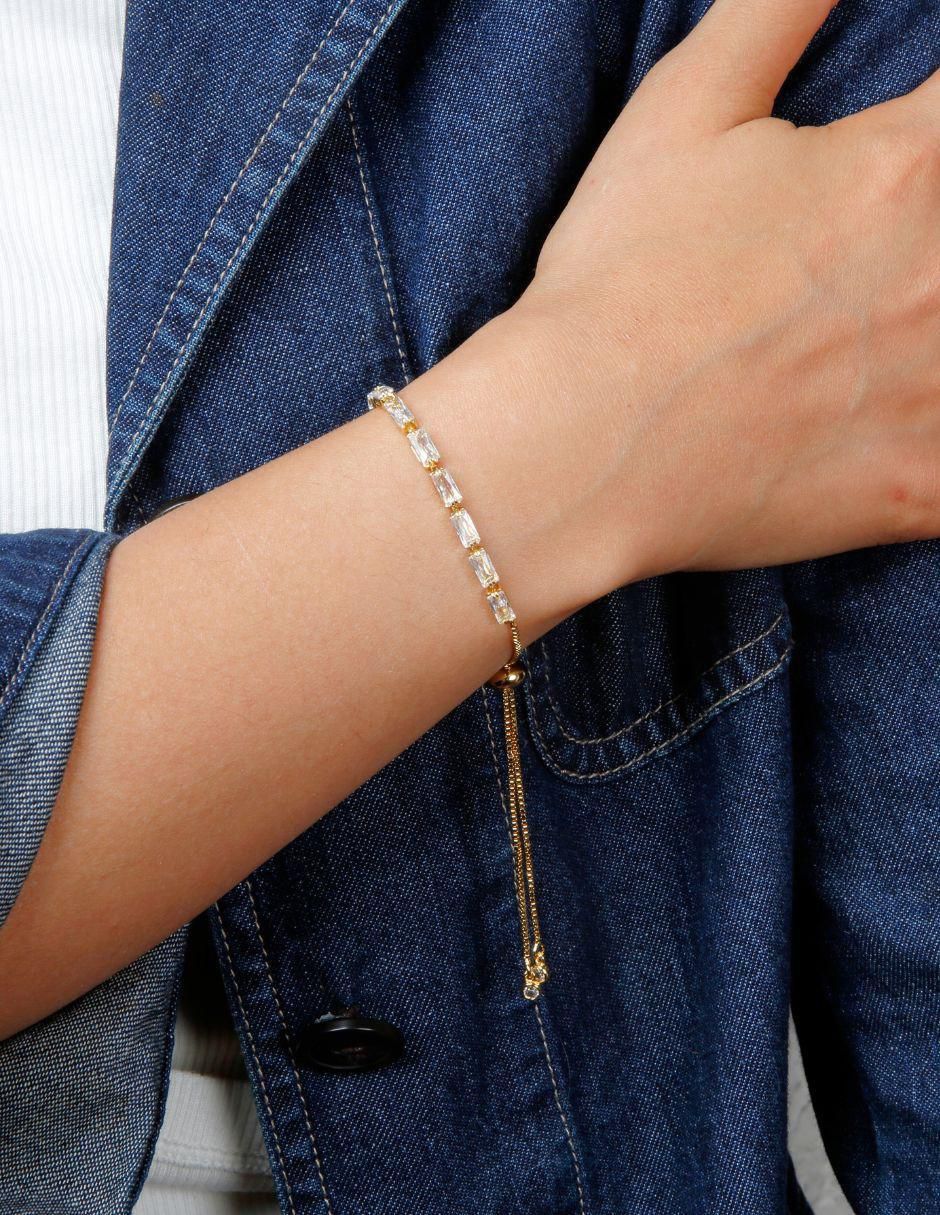 Pulsera Brisée con acabado baño de oro 5