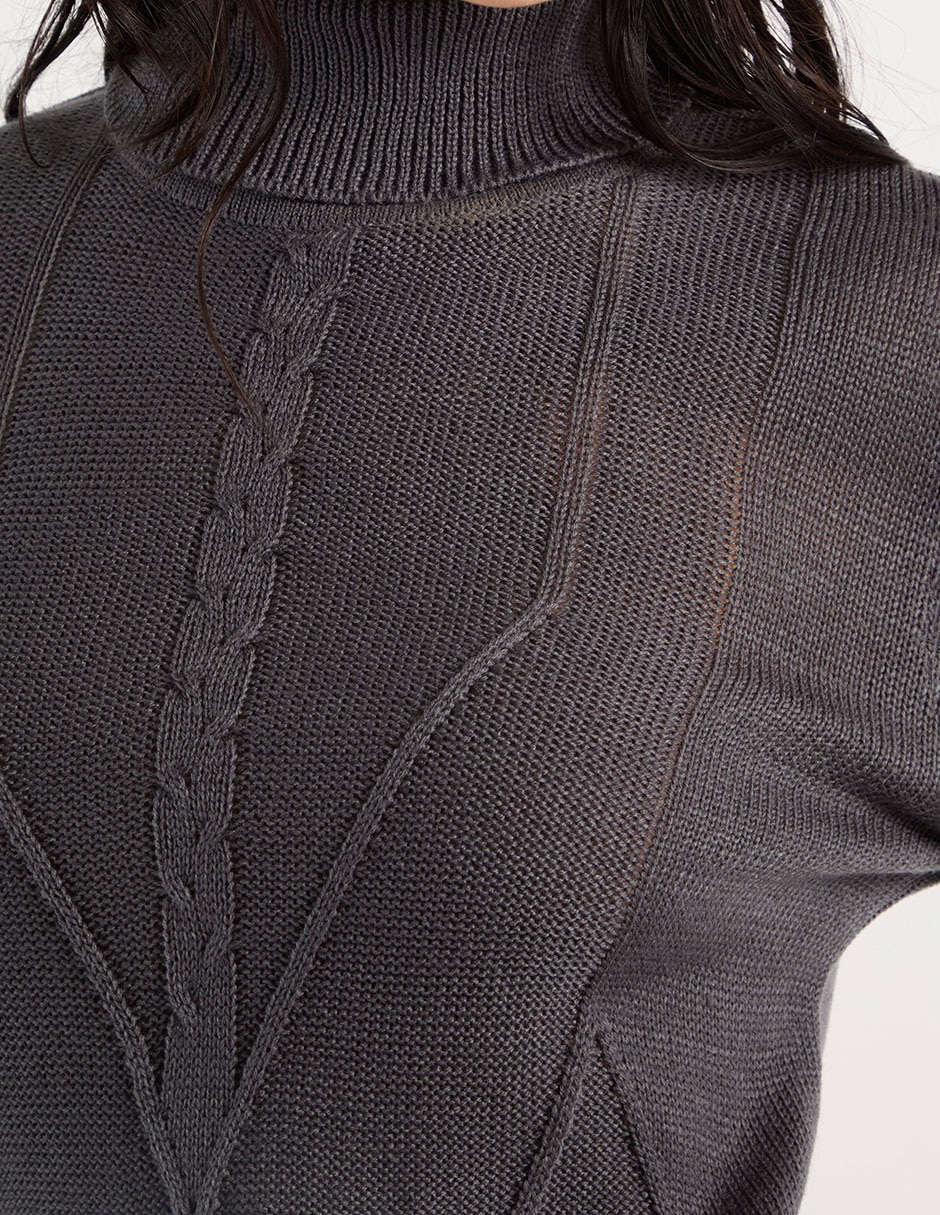 Suéter cuello tortuga para mujer 4