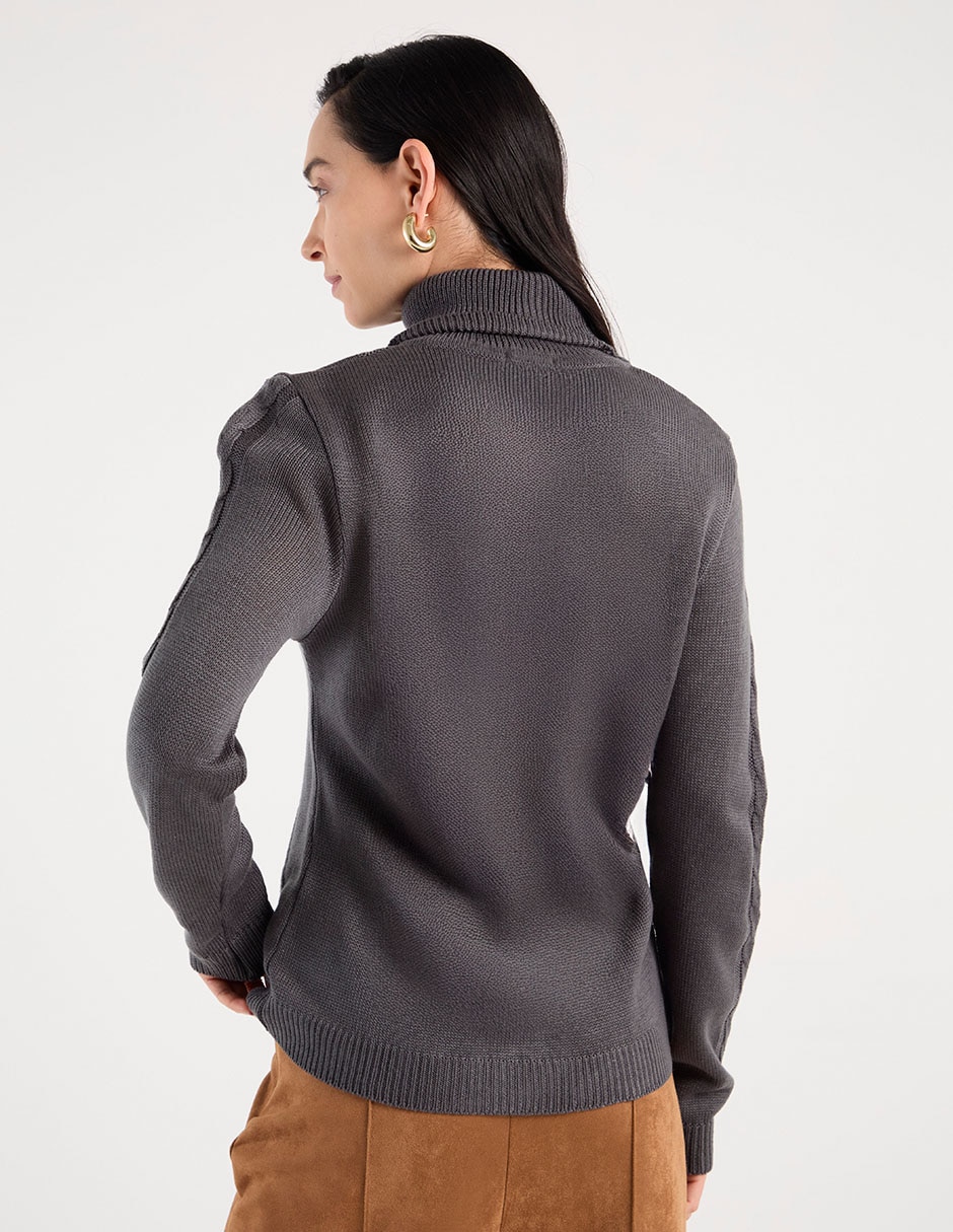 Suéter cuello tortuga para mujer 6