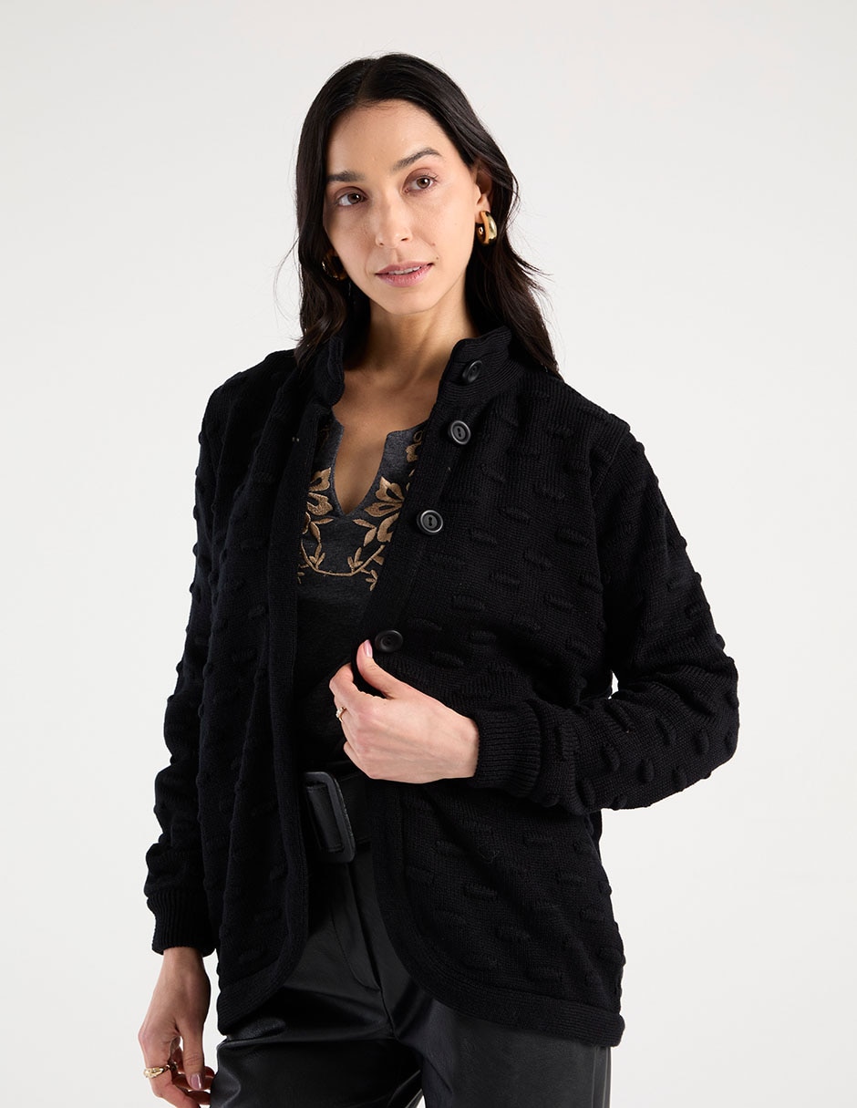 Suéter cuello alto para mujer