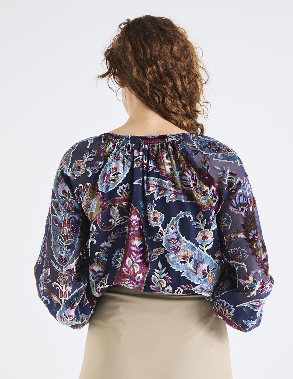 Blusa camisera manga larga para mujer 2