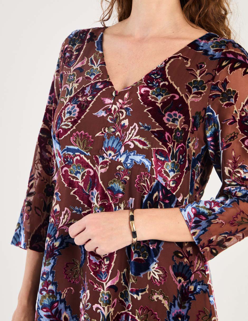 Vestido midi casual para mujer 4