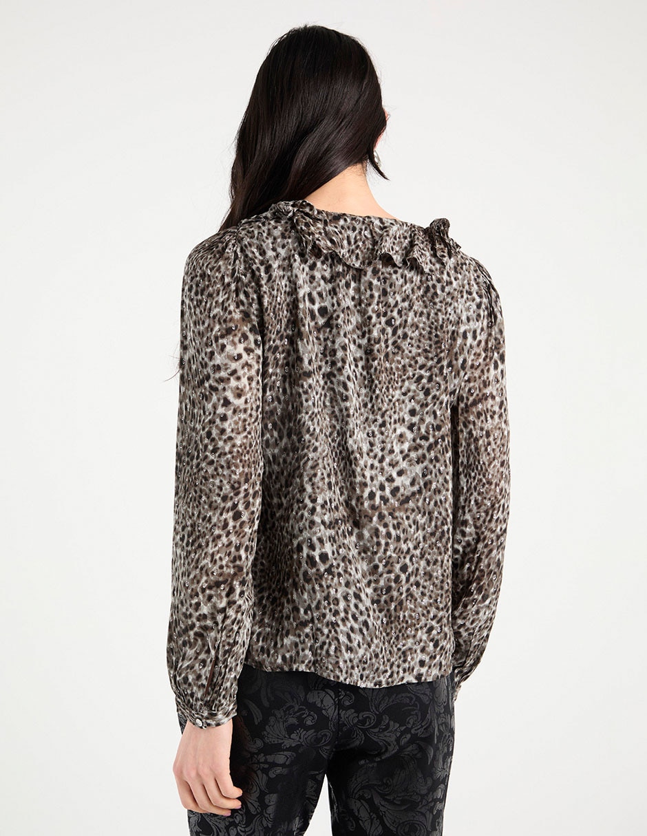 Blusa manga larga para mujer 6