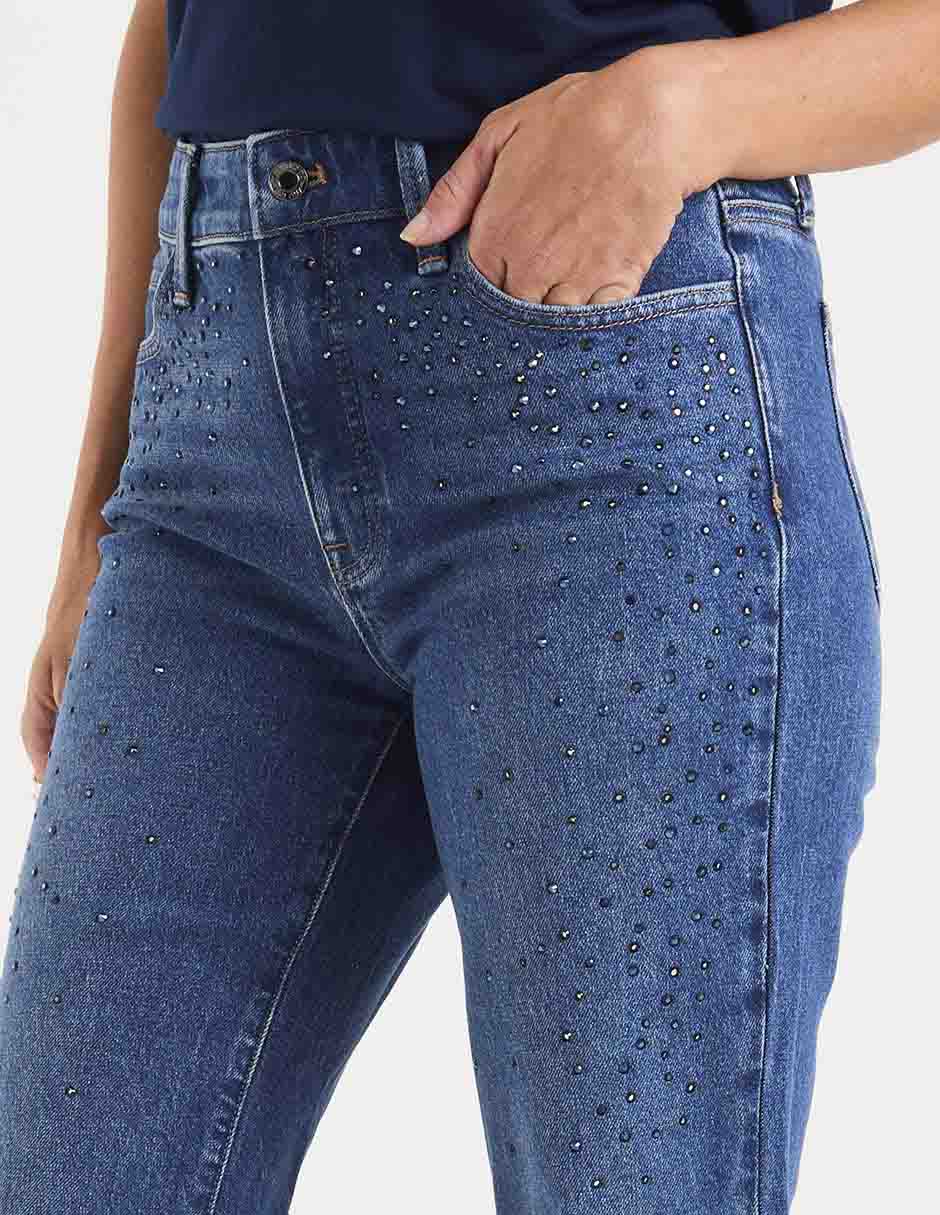 Jeans straight para mujer 4