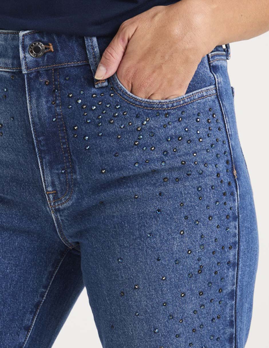 Jeans straight para mujer 5