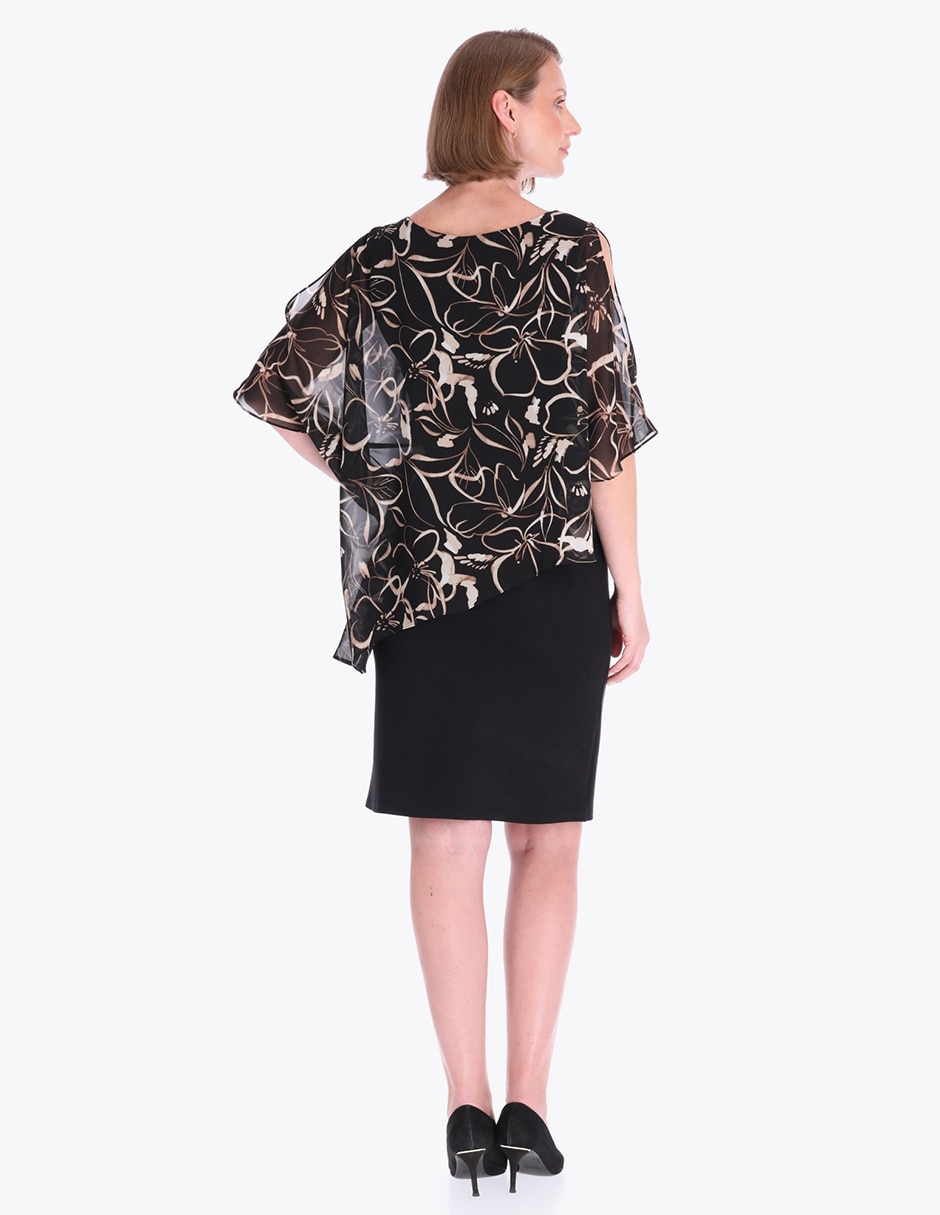 Vestido a la rodilla formal para mujer 2