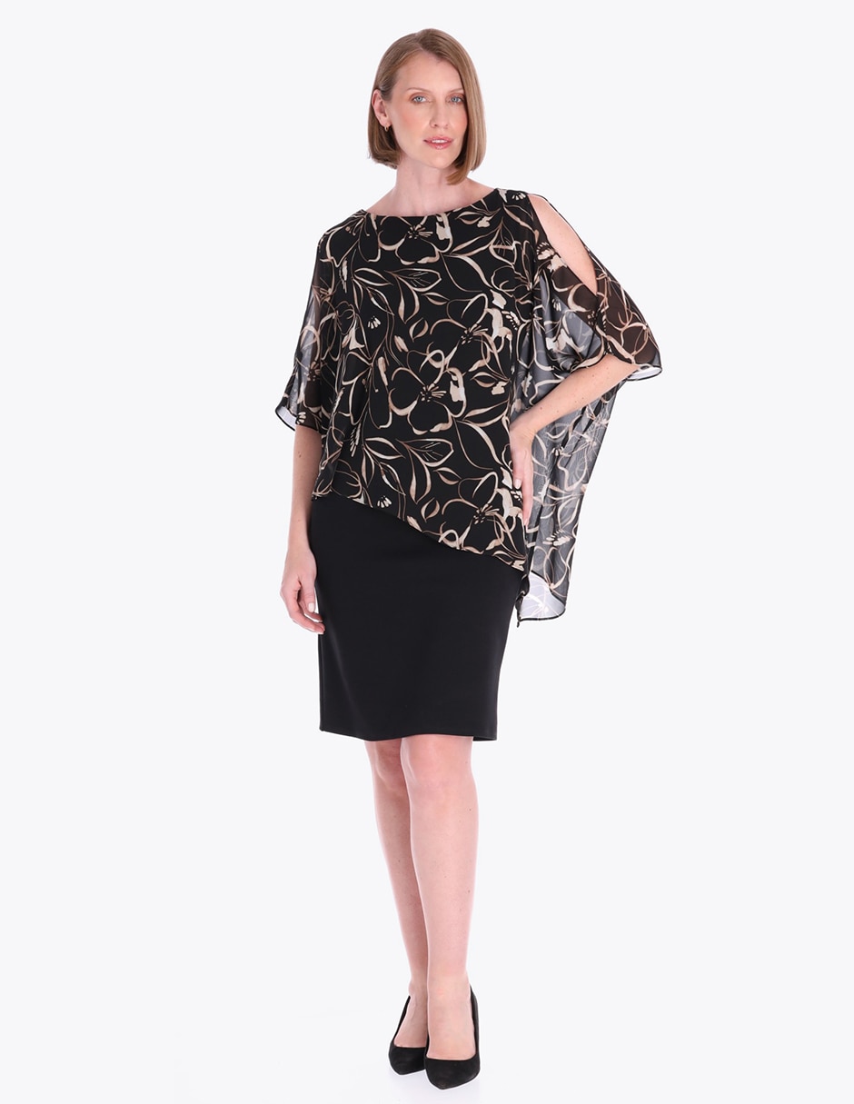 Vestido a la rodilla formal para mujer 3