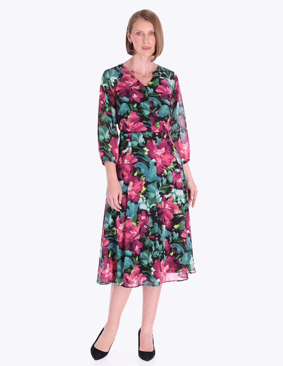 Vestido midi formal para mujer 3