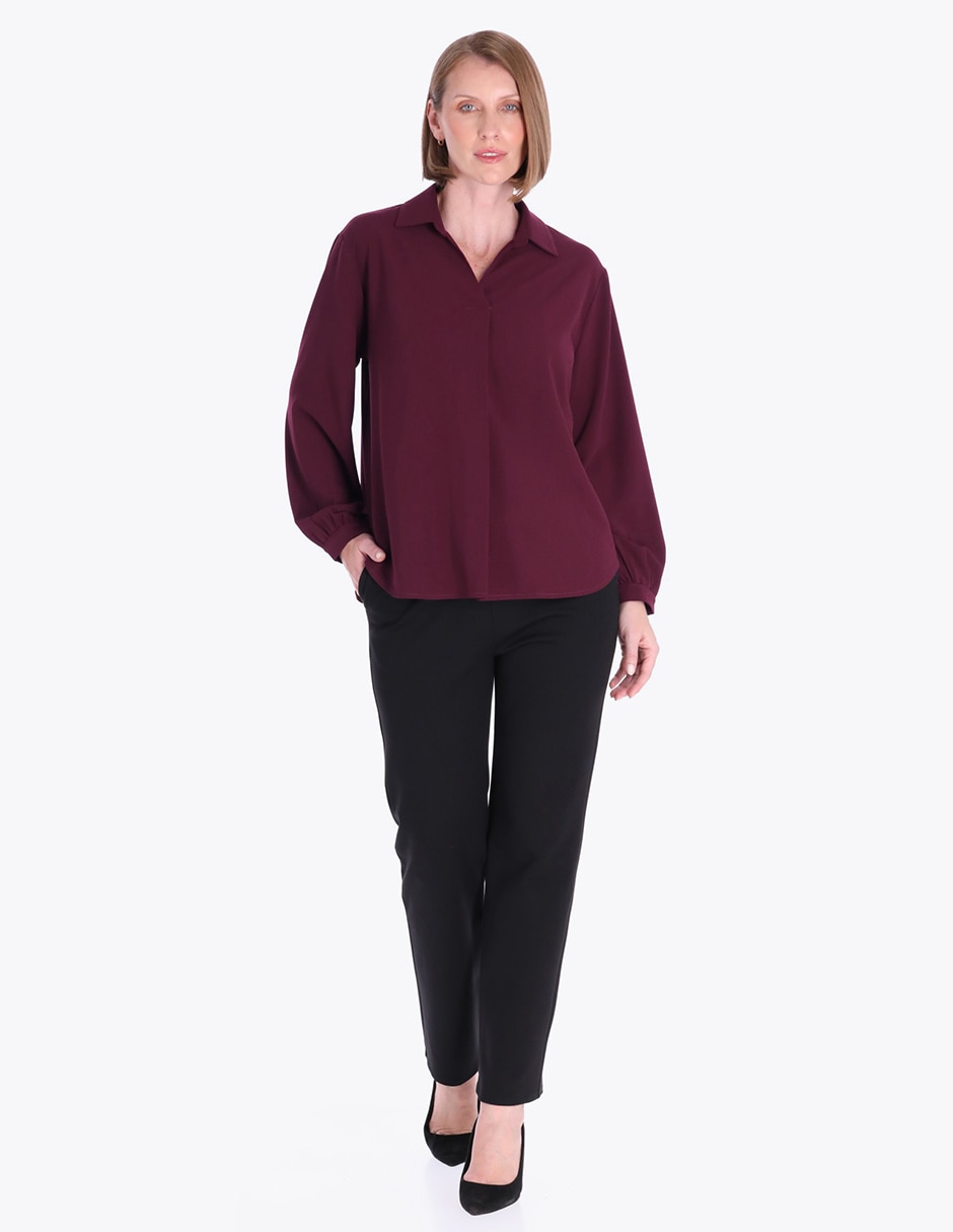 Blusa manga larga para mujer 3