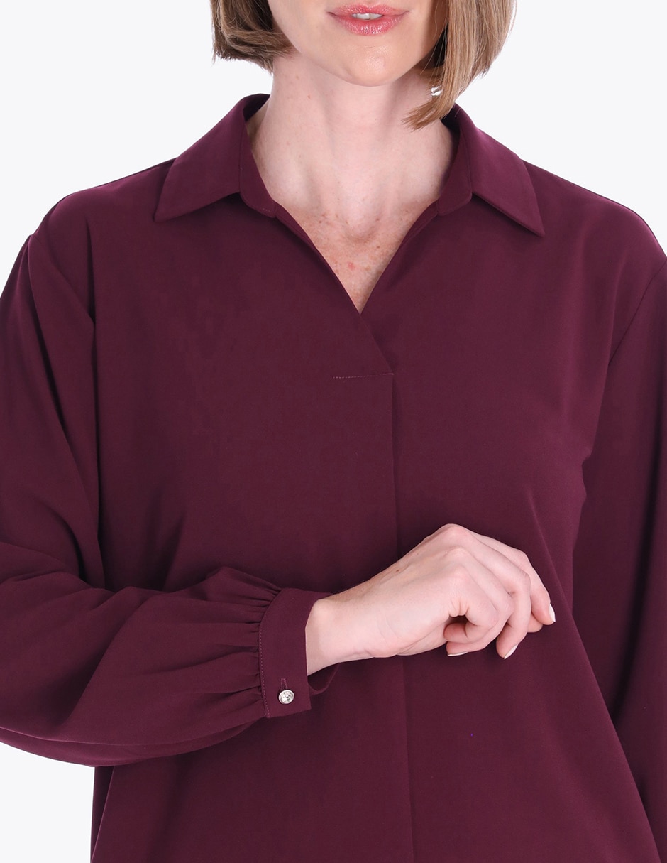 Blusa manga larga para mujer 4