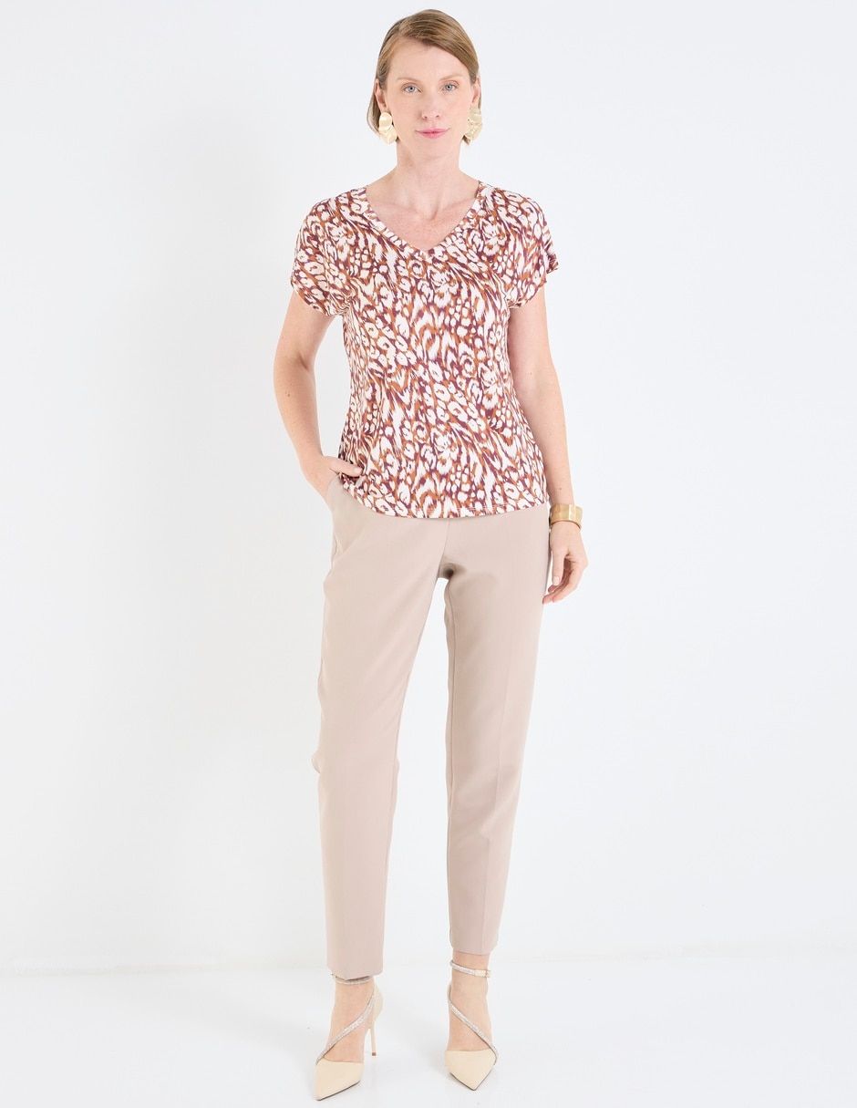 Blusa manga corta para mujer 3
