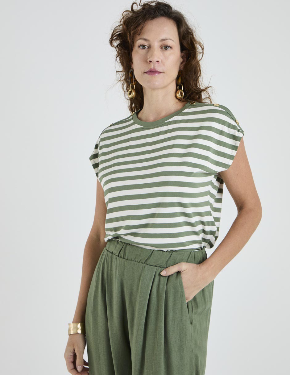 Blusa manga corta para mujer Blusa manga corta para mujer