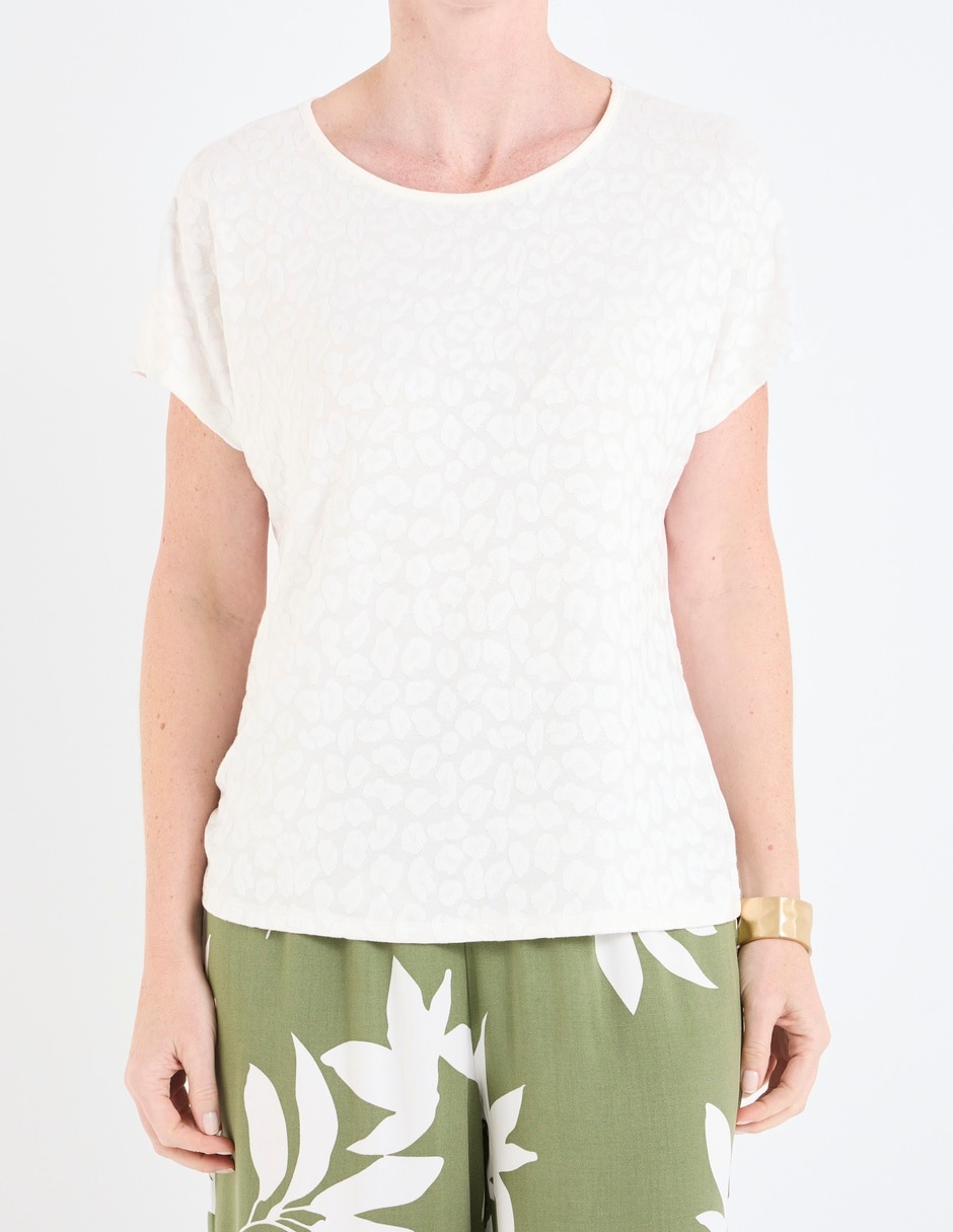 Blusa manga corta para mujer 5