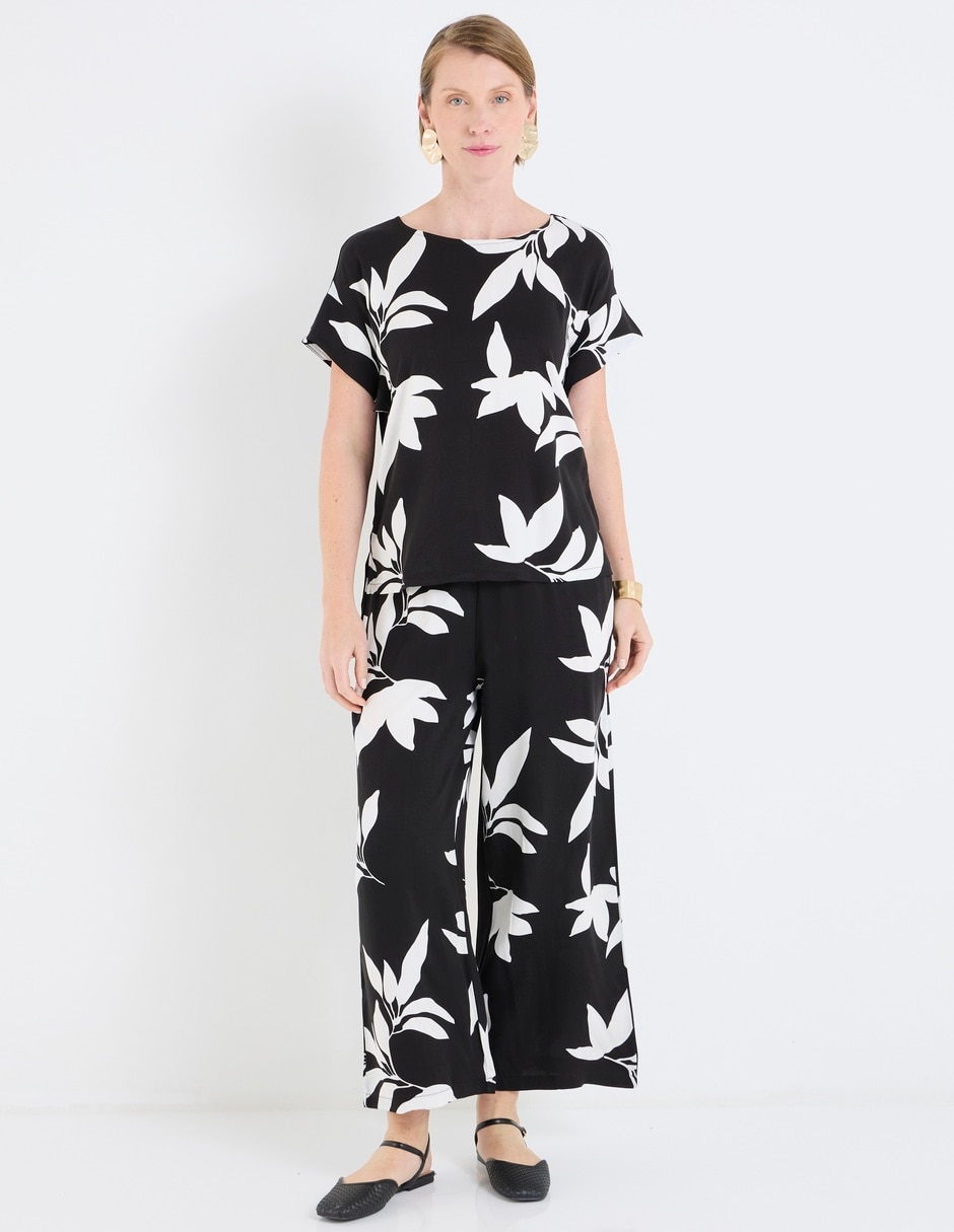 Blusa Damaia Atelier manga corta para mujer