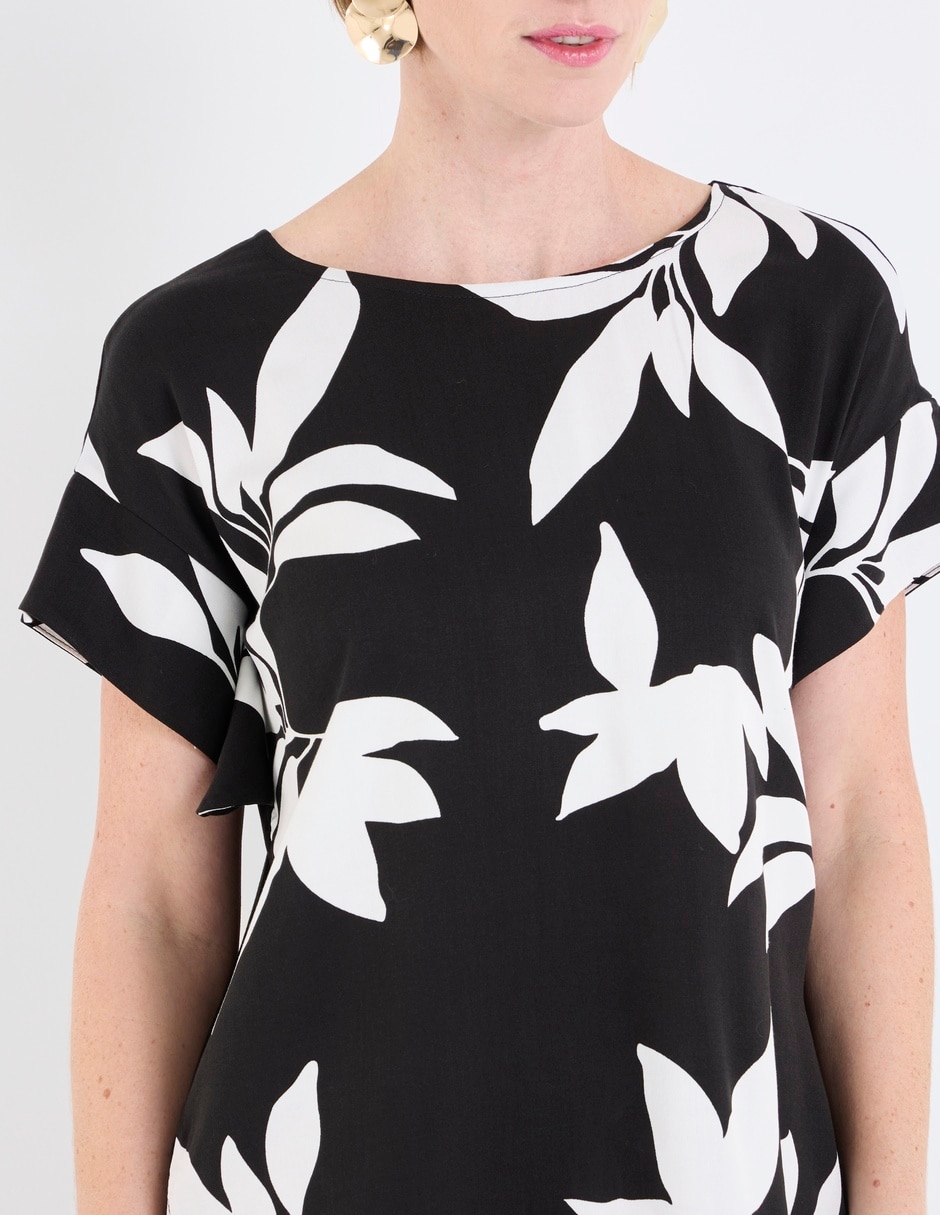 Blusa Damaia Atelier manga corta para mujer