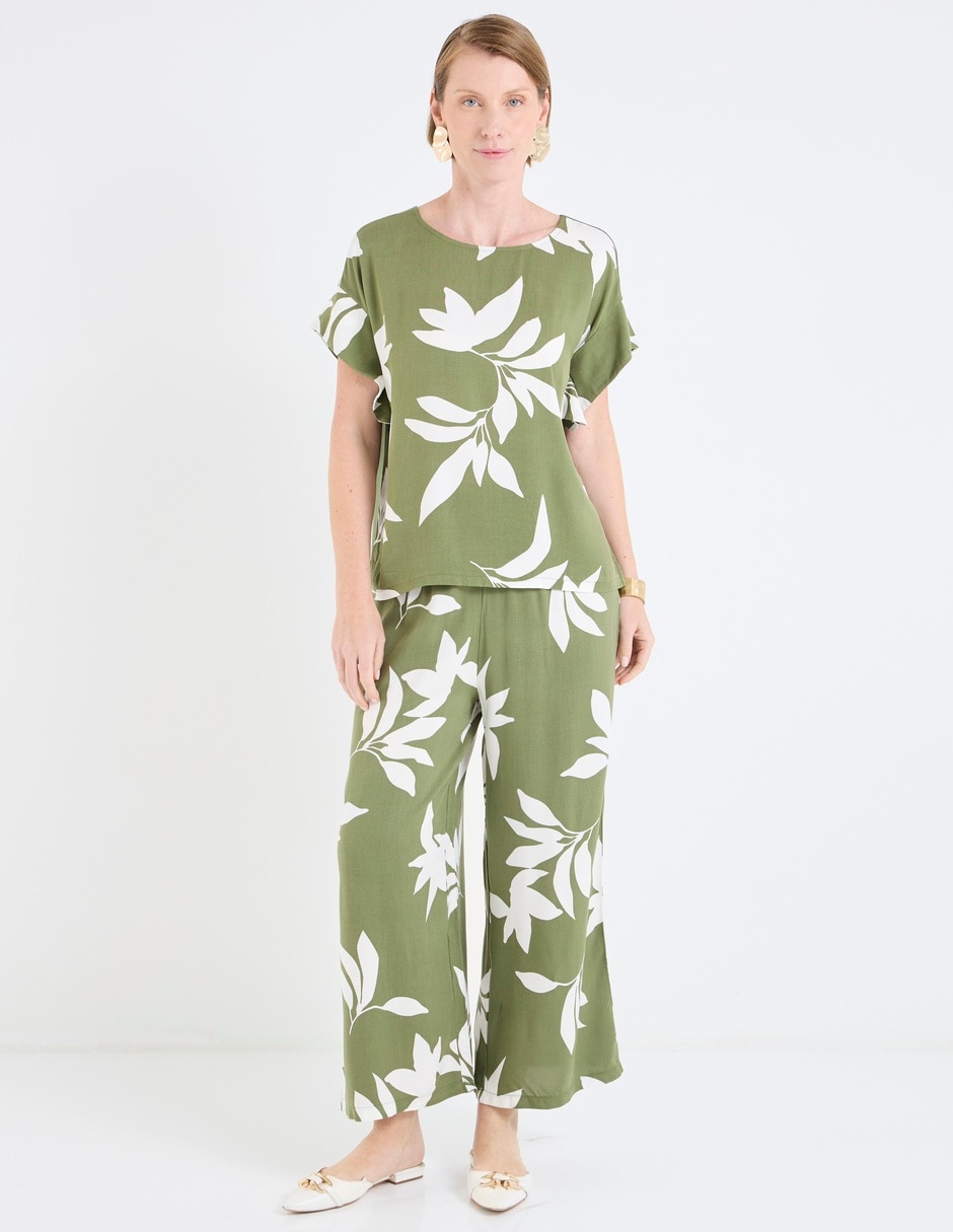 Blusa manga corta para mujer 3