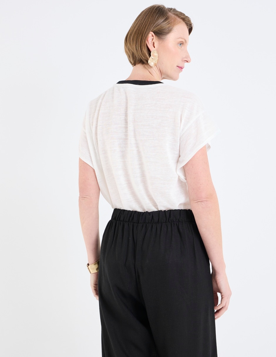 Blusa manga corta para mujer 2