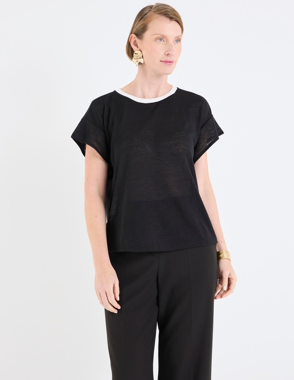 Blusa manga corta para mujer Blusa manga corta para mujer