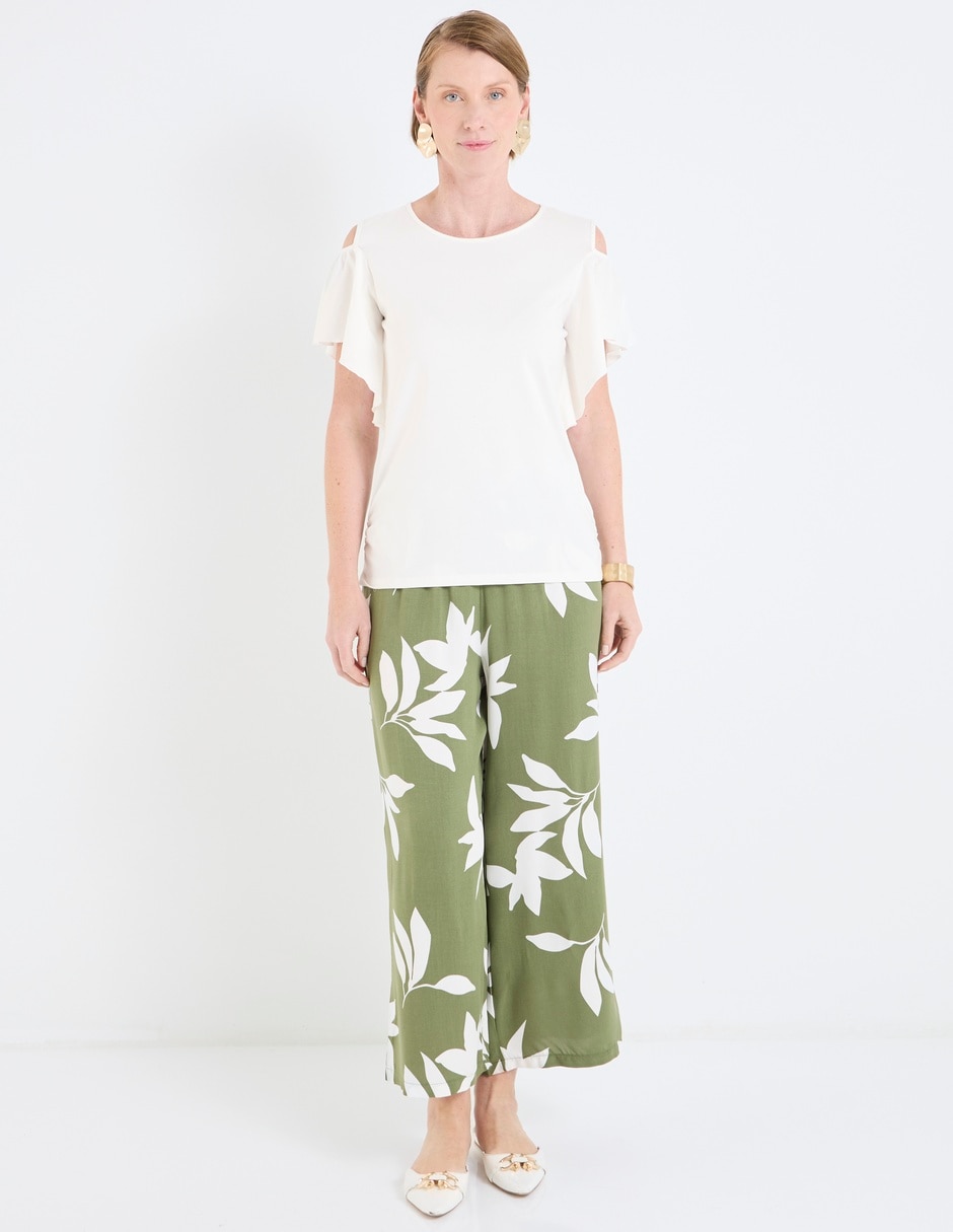 Blusa Damaia Atelier manga corta para mujer