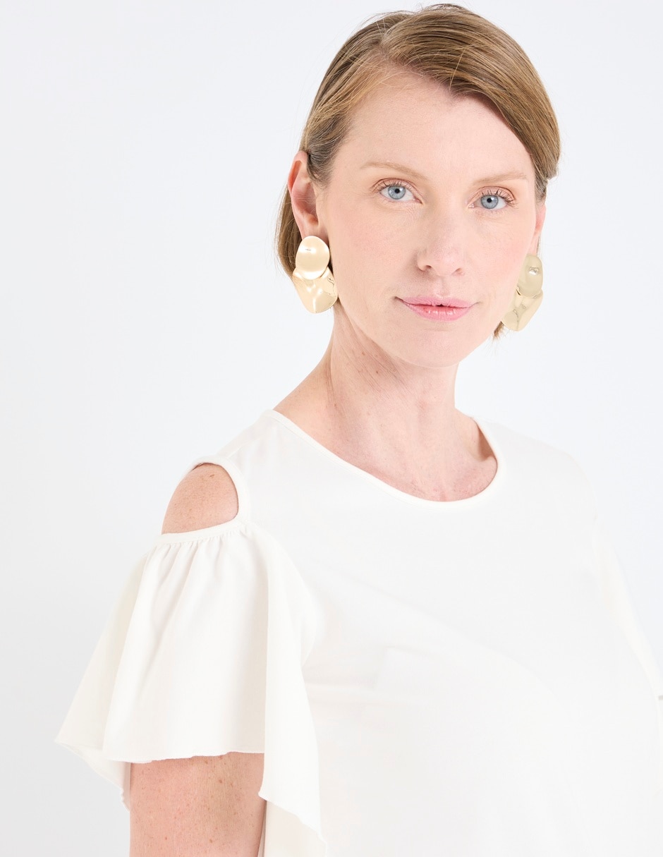 Blusa Damaia Atelier manga corta para mujer