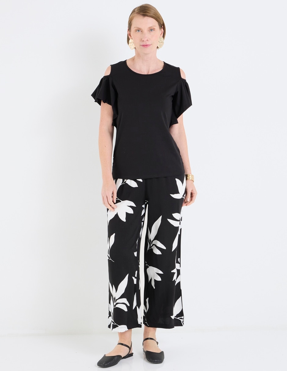 Blusa manga corta para mujer 3