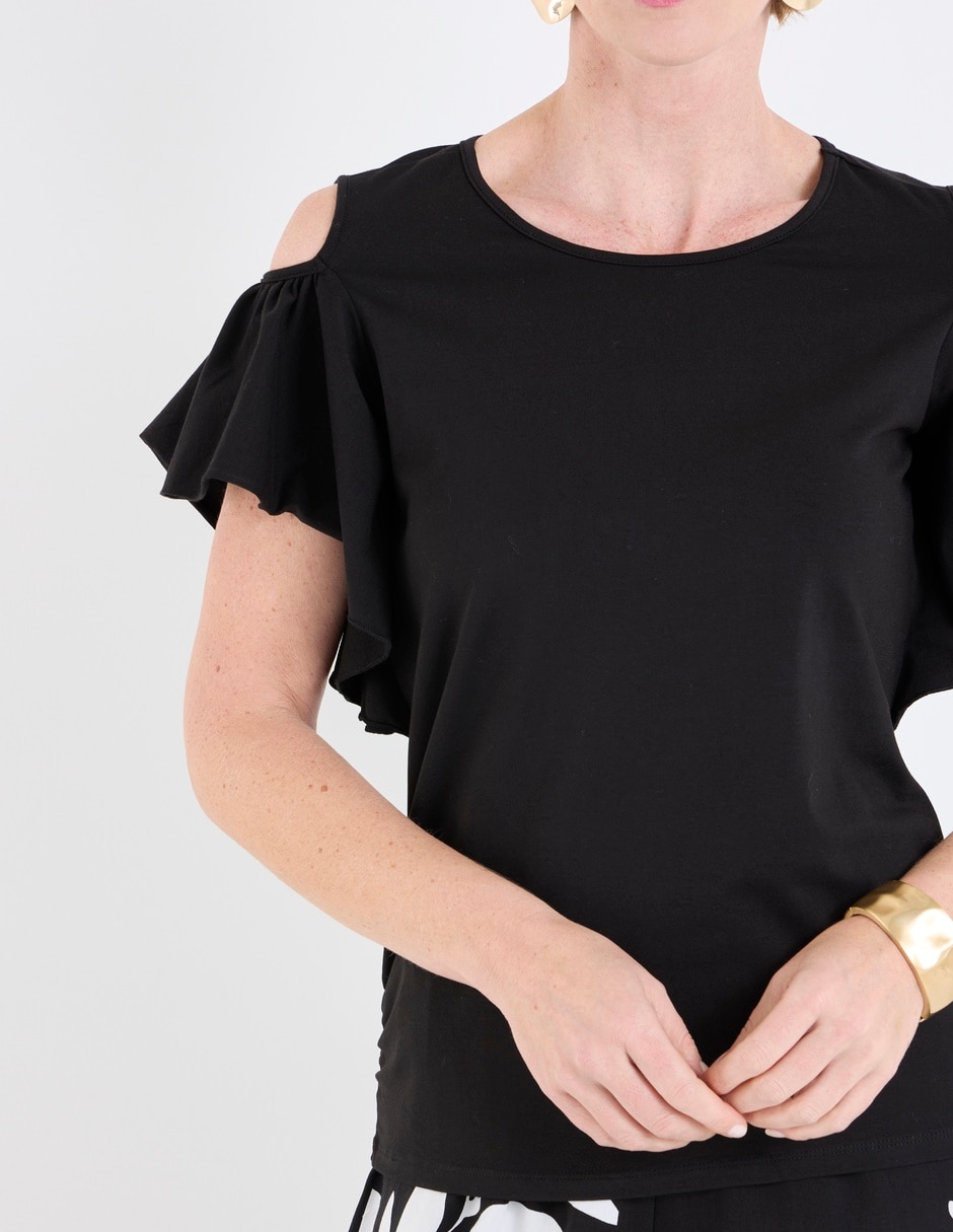 Blusa manga corta para mujer 4