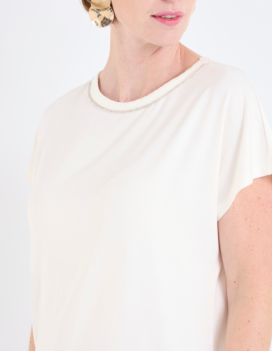 Blusa Damaia Atelier manga corta para mujer