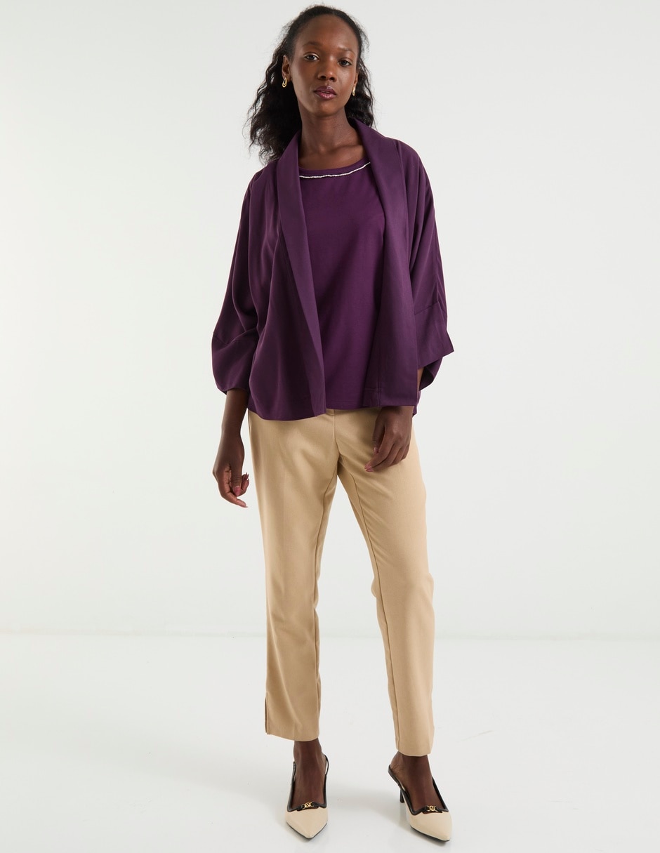 Blusa manga corta para mujer 3