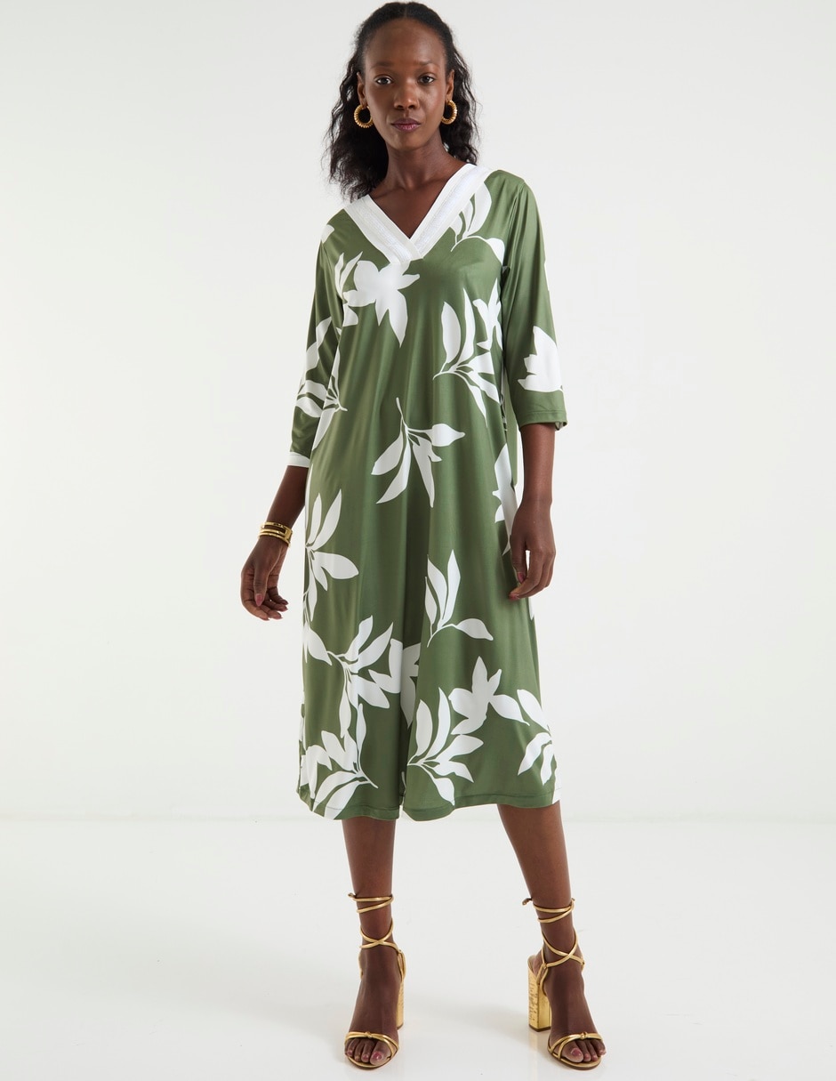 Vestido midi casual para mujer