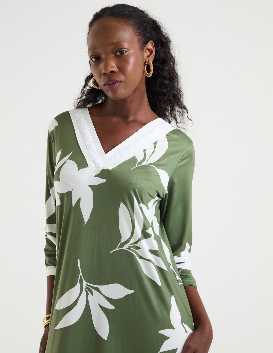 Vestido midi casual para mujer 4