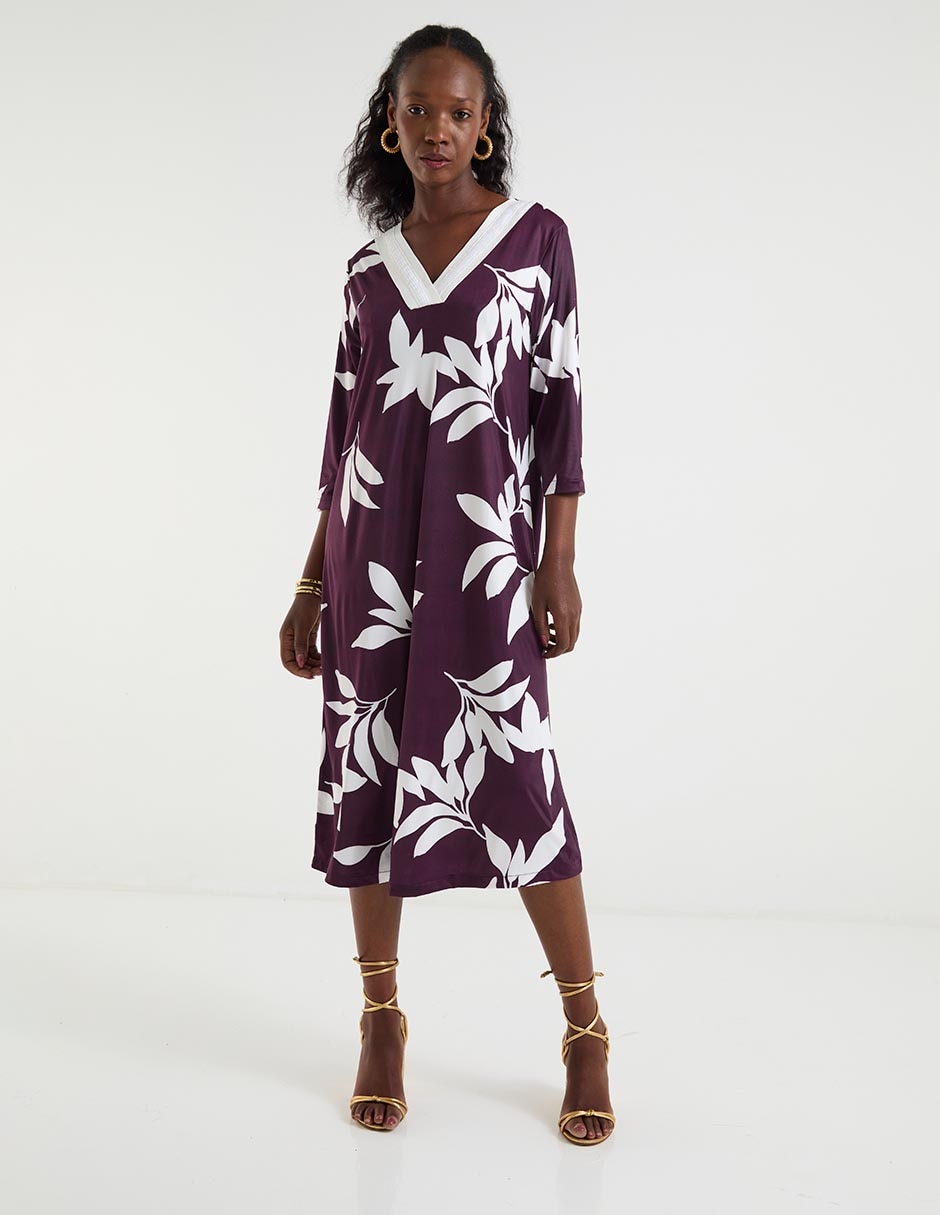 Vestido midi casual para mujer